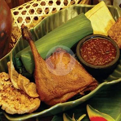 Nasi Timbel Bebek (Bebek Bakar / Bebek Goreng)