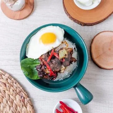 Rice Bowl Sapi Lada Hitam + Telor